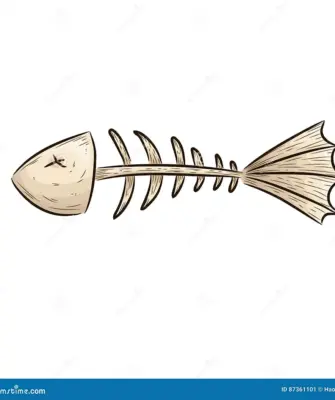 Кости от рыбы