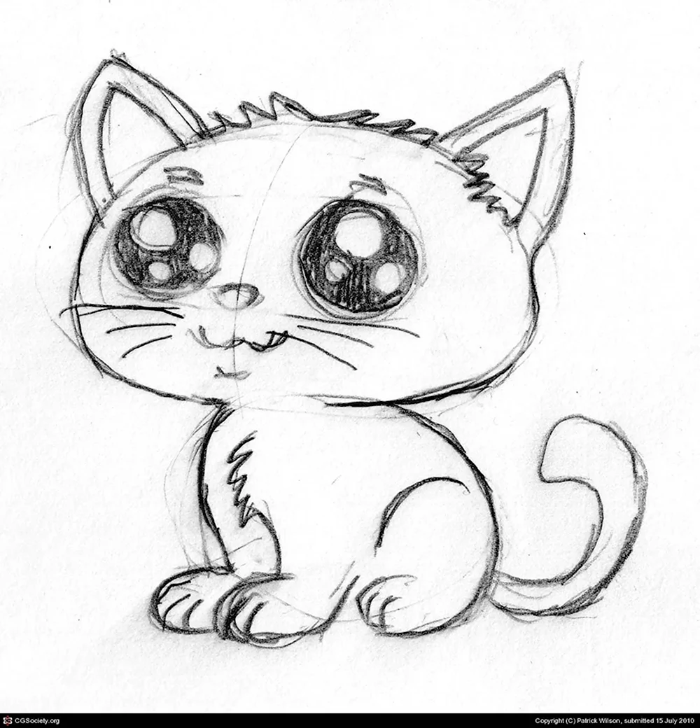 Милый котик рисунок карандашом легкий. Котик рисунок карандашом для срисовки. Рисунок кота карандашом для срисовки. Милые котята для срисовки карандашом. Рисунки котиков для срисовки карандашом.