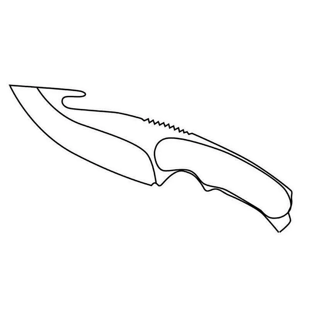 Распечатать шаблон ножа из стандоффа