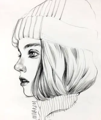 Портреты карандашом для срисовки