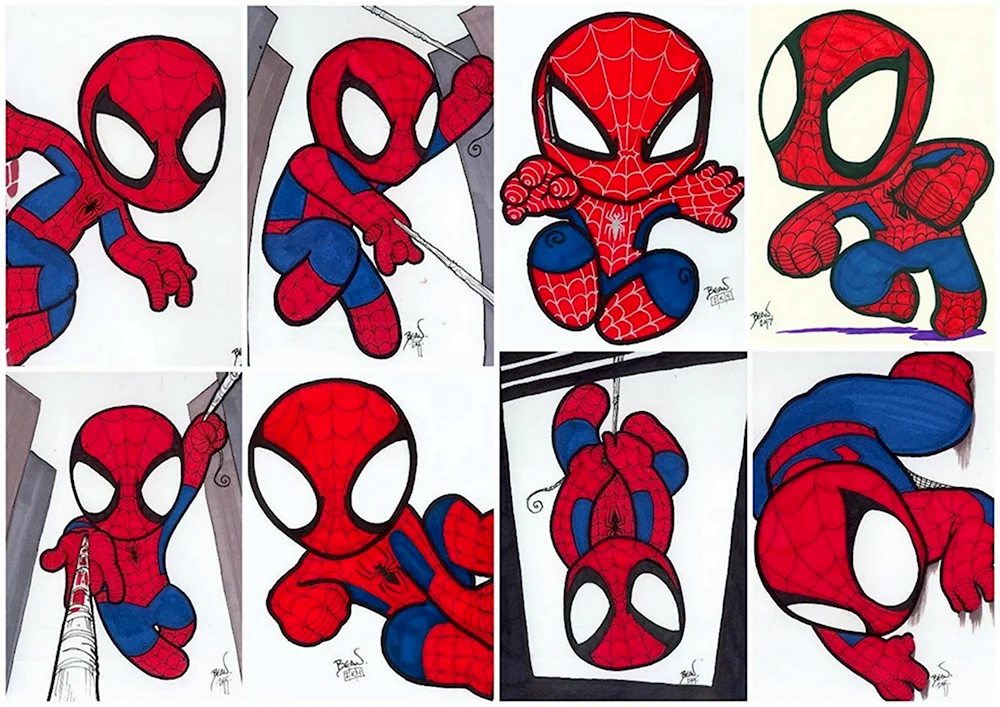 Рисование для детей Spiderman