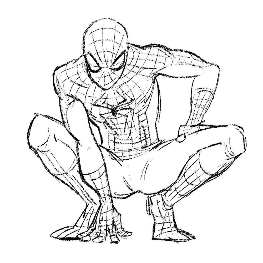 Spider man скетч