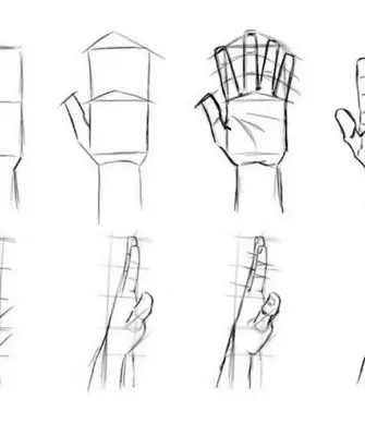 Уроки рисования рук