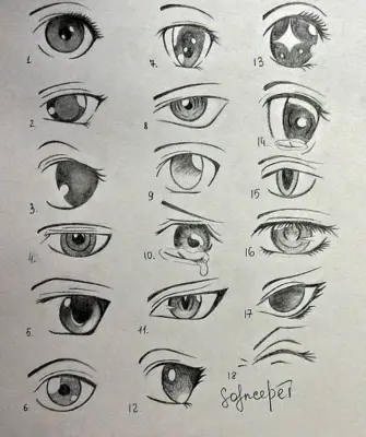 Аниме глаза