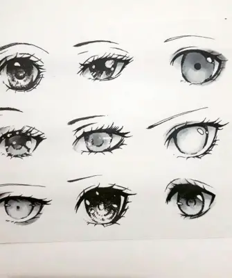 Аниме глаза девушки