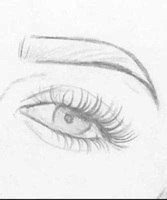Эскизы глаз карандашом