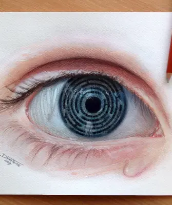 Глаза нарисовать необычные