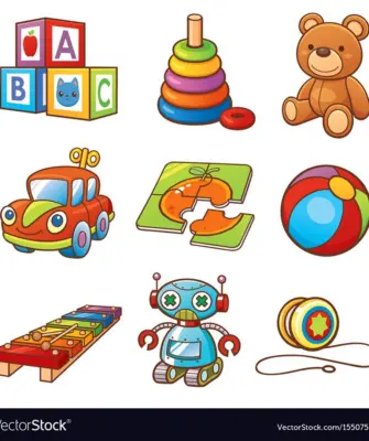 Иллюстрации с изображением игрушек