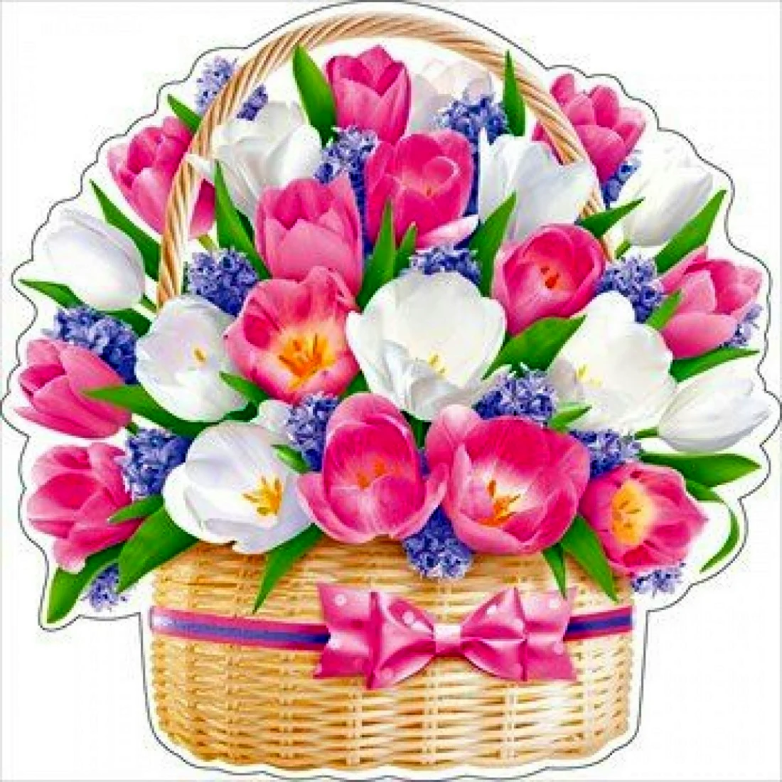 Раскраска Цветы для любимой мамы, скачать и распечатать раскраску раздела 8 марта