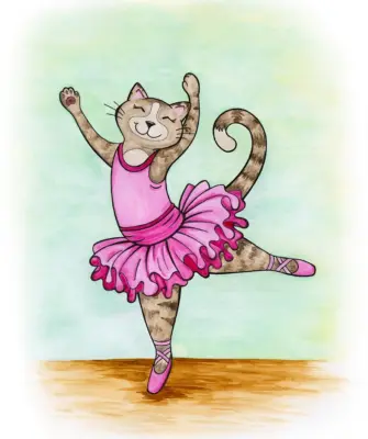 Кот балерина