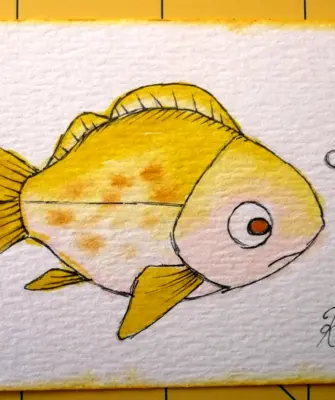 Красивые рыбки для рисования