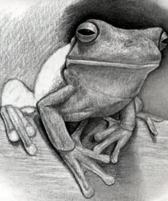 Лягушка рисунок