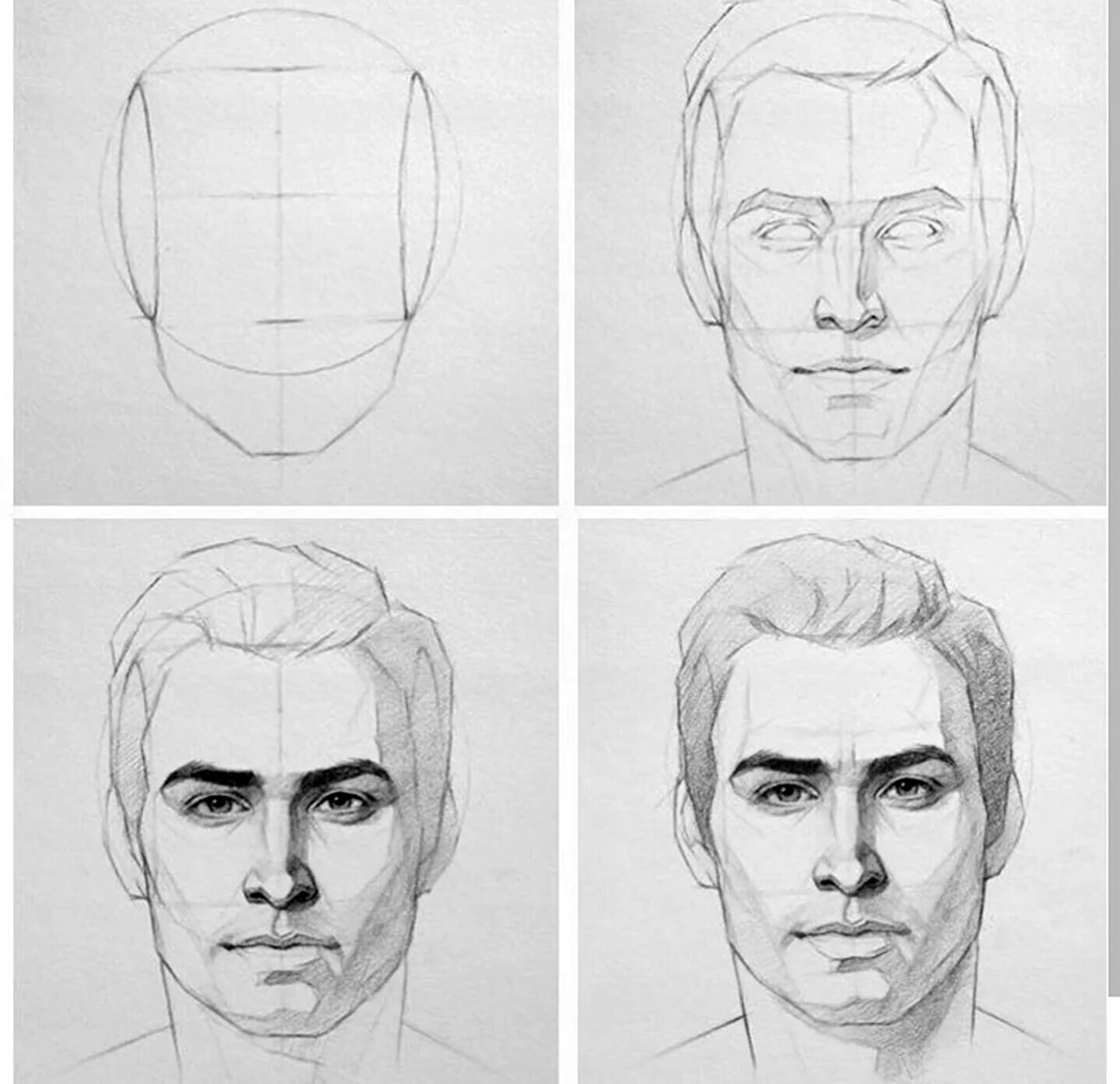 Строишь какое лицо. Метод Эндрю Лумиса рисование головы. Этапы рисования портрета. Портрет анфас карандашом. Эскиз человеческого лица.