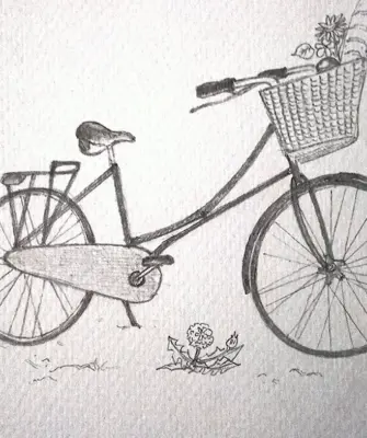 Набросок велосипеда детский