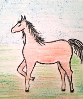 Рисование лошади в подготовительной группе