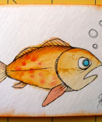 Рисование рыбы