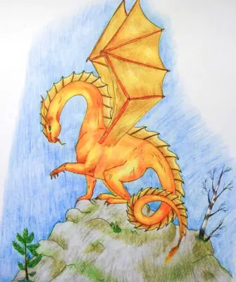 Рисунок дракончика
