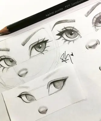 Стили рисования глаз