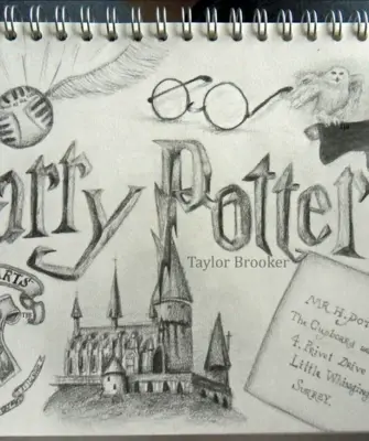 Тема для рисования Гарри Поттер