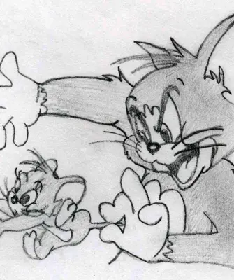 Том и Джерри рисунок
