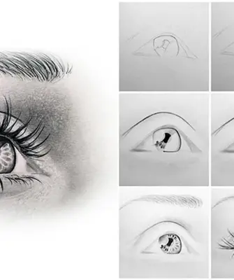 Уроки рисования карандашом глаза