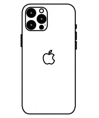 Айфон 13 спереди распечатка