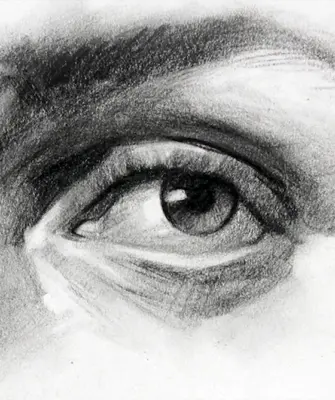 Академическое рисование глаз