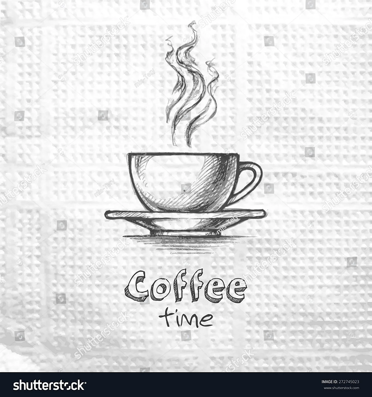 Чашка кофе для скетчбука