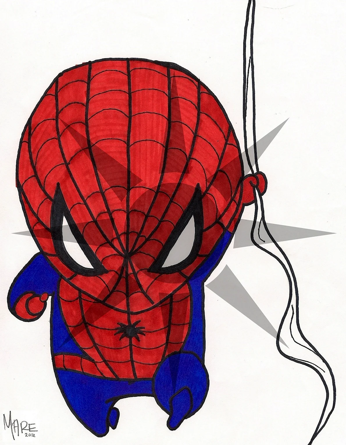 Человек паук для срисовки животных (39 шт)
