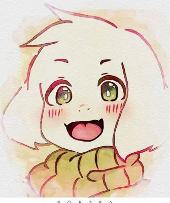 Chibi Asriel Art