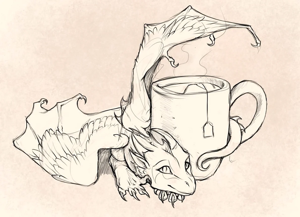 Дракон с чаем