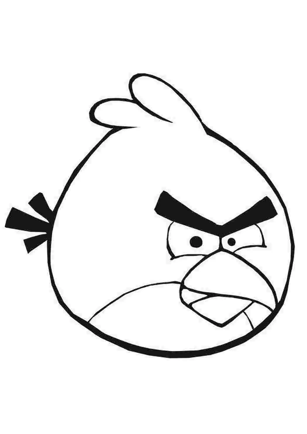 Как рисовать Angry Birds поэтапно с картинками