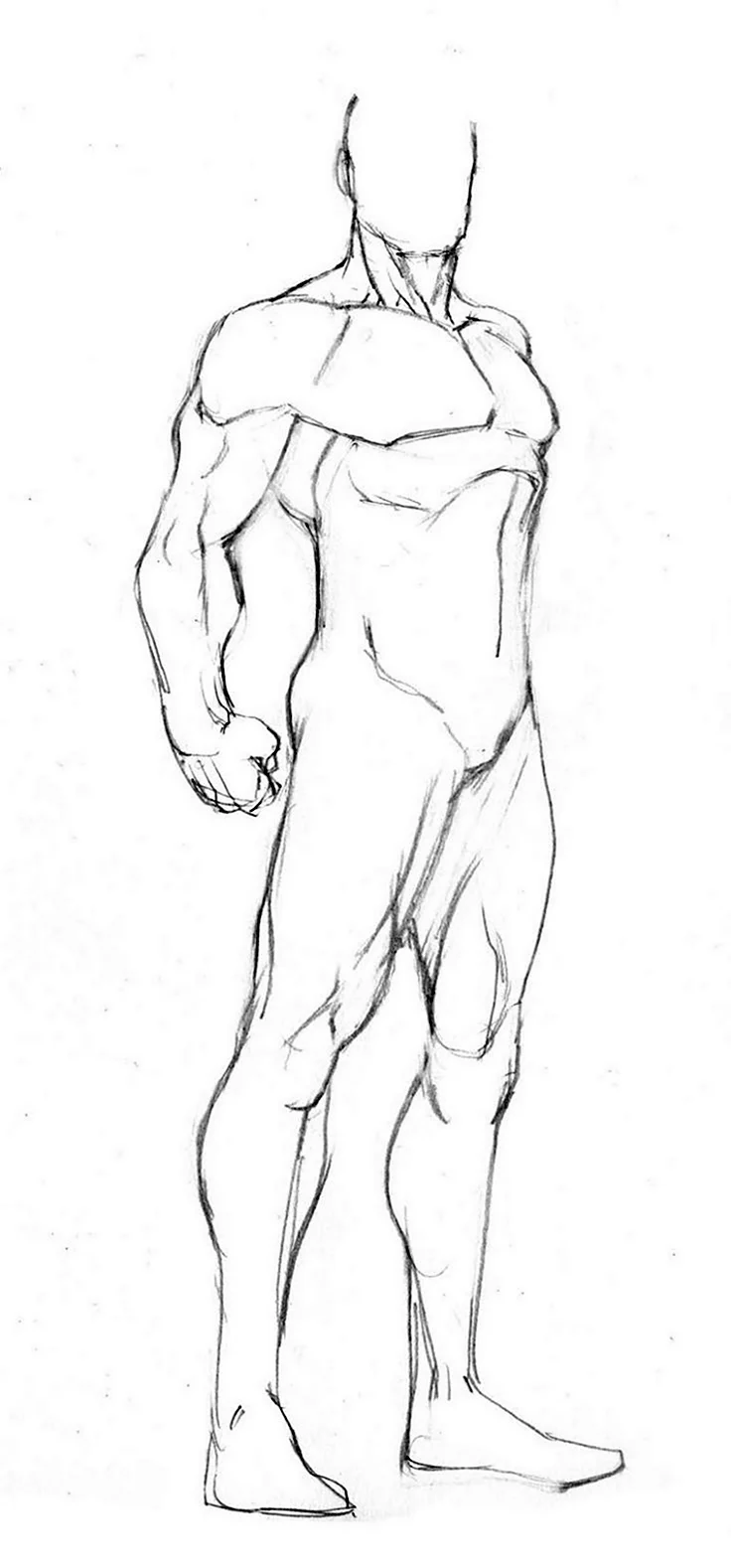 Эскиз мужского тела