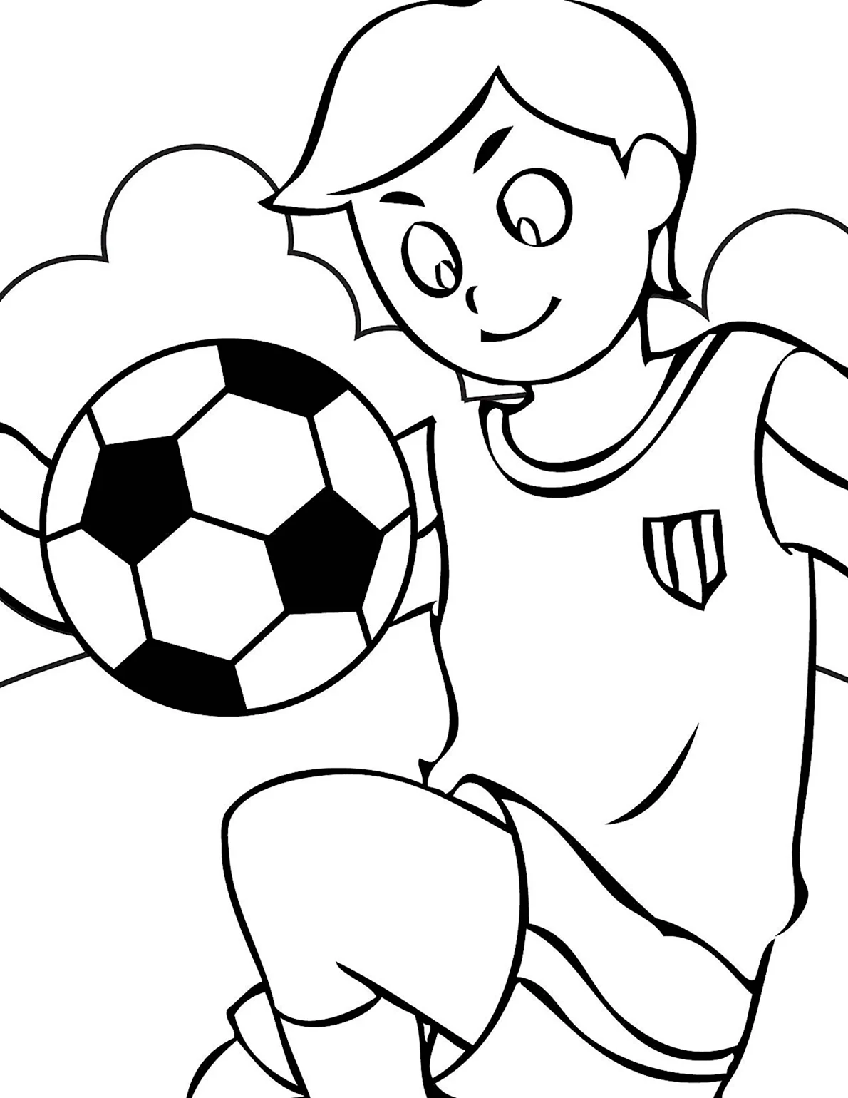 Раскраски Футбол — Распечатайте для мальчиков, 90 изображений