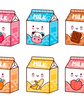 Идеи для бумажных сюрпризов молоко