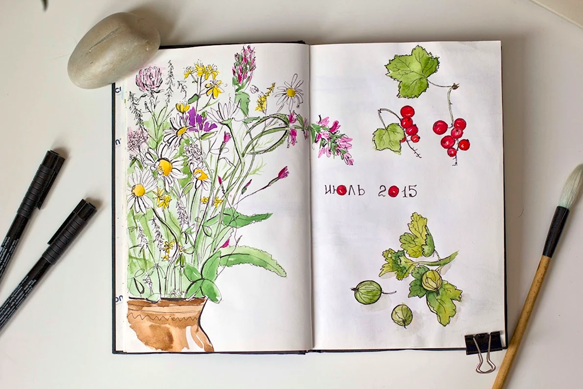 Идеи для рисунков растения