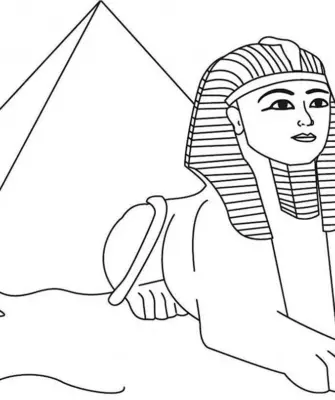 Искусство древнего Египта рисунок сфинкс