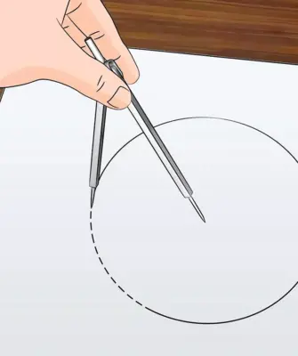 Как чертить циркулем круг