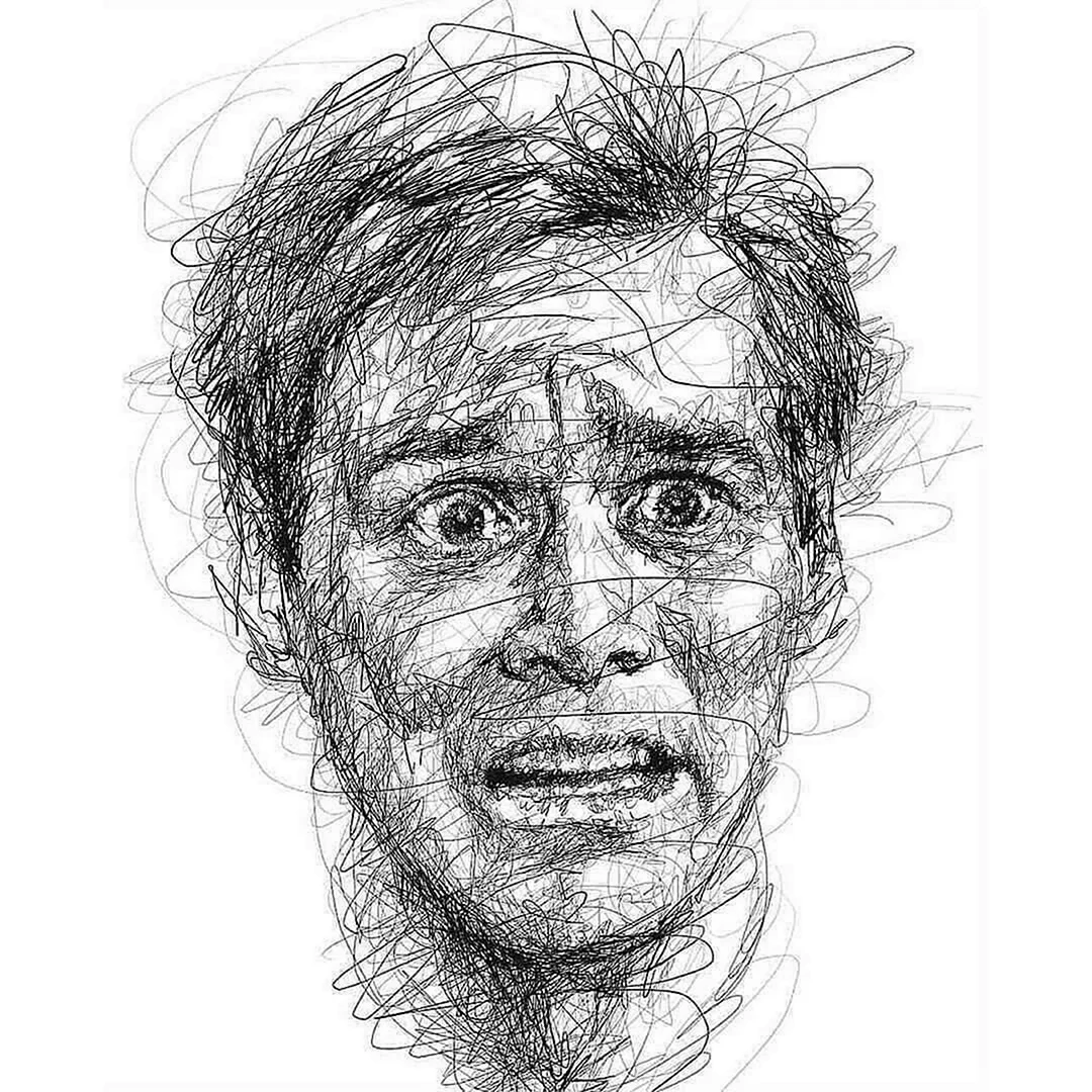 Карандашный портрет Джим Керри