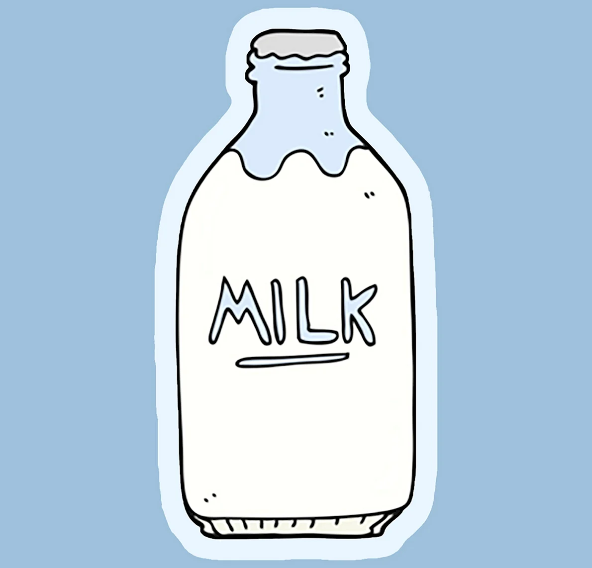 Картинки для срисовки молоко