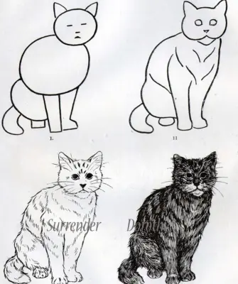 Кот для рисования