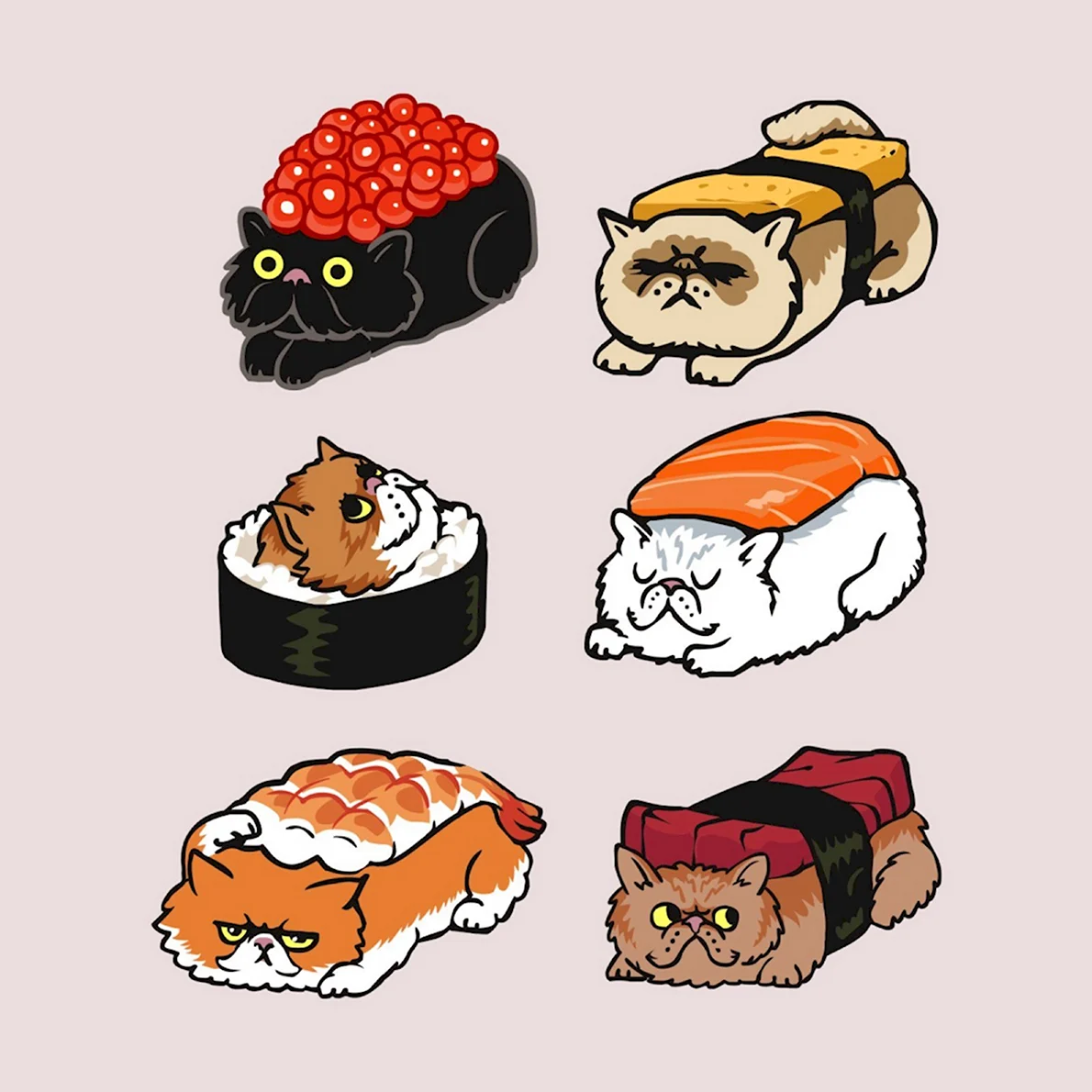 Котики суши