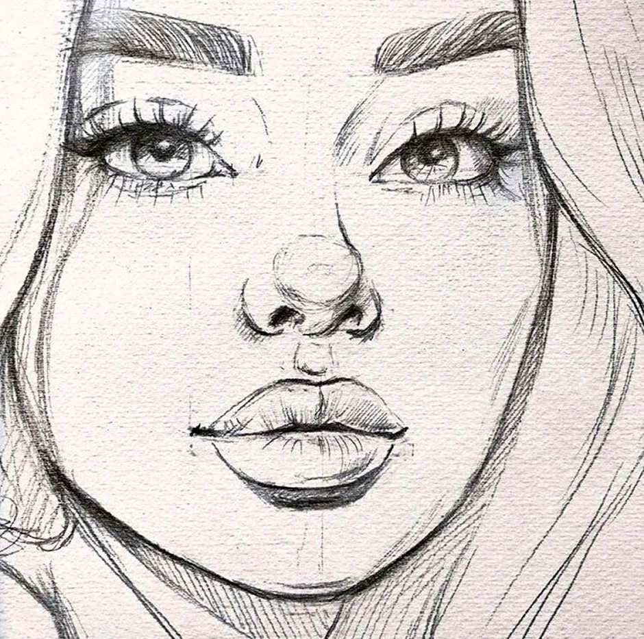 Нарисовать человека девушку красиво. Лицо карандашом. Рисунки девушекарандашом. Девушка карандашом. Лицо девушки рисунок.