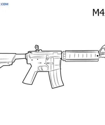 М416 автомат чертеж