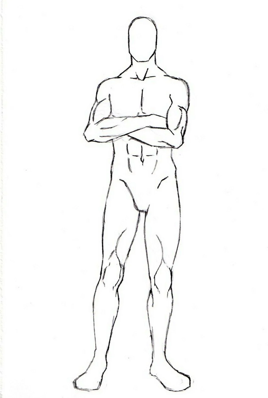 Мужская фигура для рисования