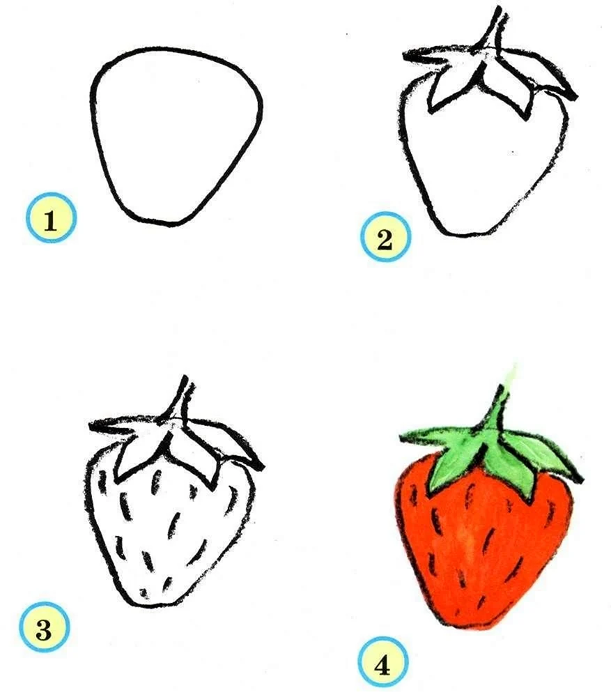 Поэтапное рисование овощей и фруктов. Поэтапное рисование фруктов. Рисование овощей и фруктов для детей. Рисование фруктов для дошкольников.
