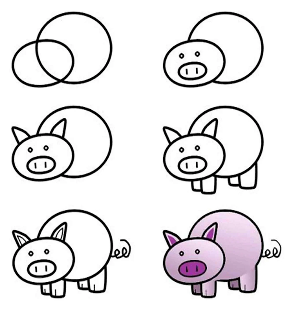 Рисунки животных карандашом для детей (34 фото) 🔥 Прикольные картинки и юмор