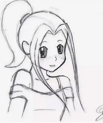Простые аниме рисунки для срисовки