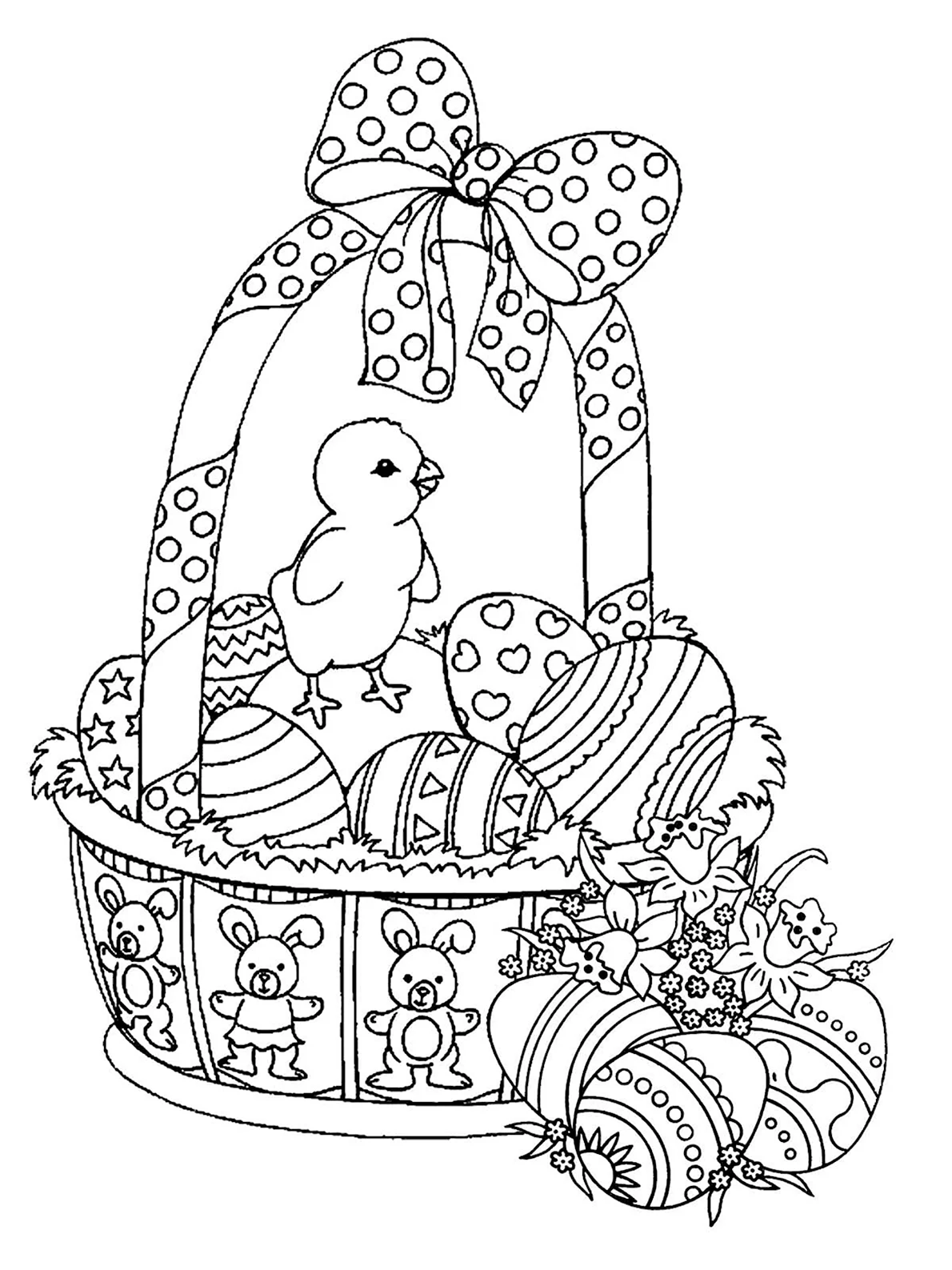 Открытка на пасху нарисовать. Раскраска Пасхальный кулич с яйцами. Раскраски пасхальные для детей. Раскраска Пасха для детей. Раскраска пасхальные яйца в корзине.