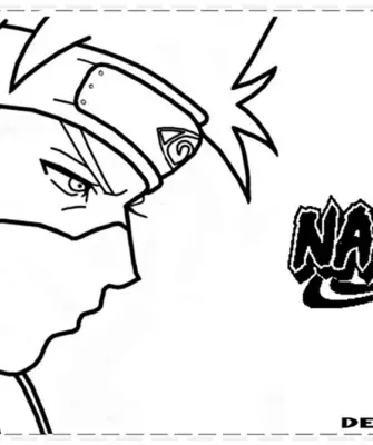 Раскраски аниме Наруто